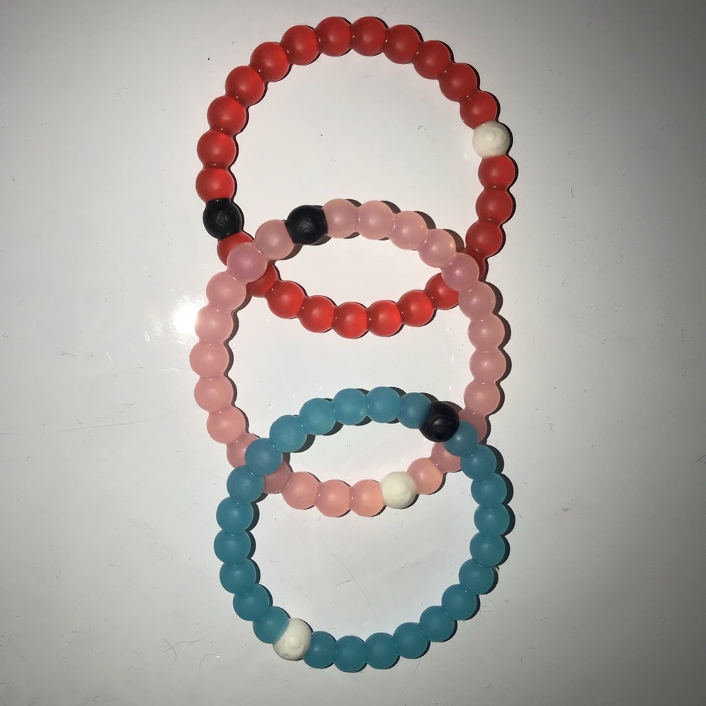3 Lokai bracelets